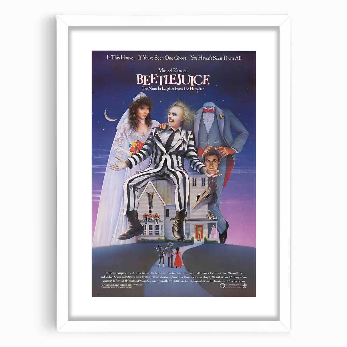 Retro Wall Art - Beetlejuice Vintage Movie Poster Art