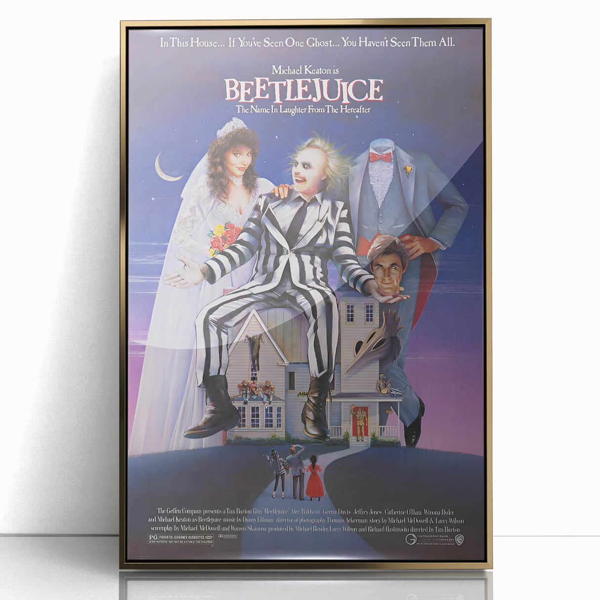 Retro Wall Art - Beetlejuice Vintage Movie Poster Art