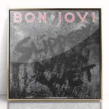 Retro Wall Art – Bon Jovi Slippery When Wet Album Canvas Print
