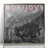 Retro Wall Art – Bon Jovi Slippery When Wet Album Canvas Print