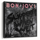 Retro Wall Art – Bon Jovi Slippery When Wet Album Canvas Print