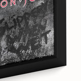 Retro Wall Art – Bon Jovi Slippery When Wet Album Canvas Print