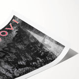 Retro Wall Art – Bon Jovi Slippery When Wet Album Canvas Print