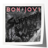 Retro Wall Art – Bon Jovi Slippery When Wet Album Canvas Print