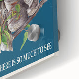 Australia Retro Travel Poster | Koala Wildlife Art Print