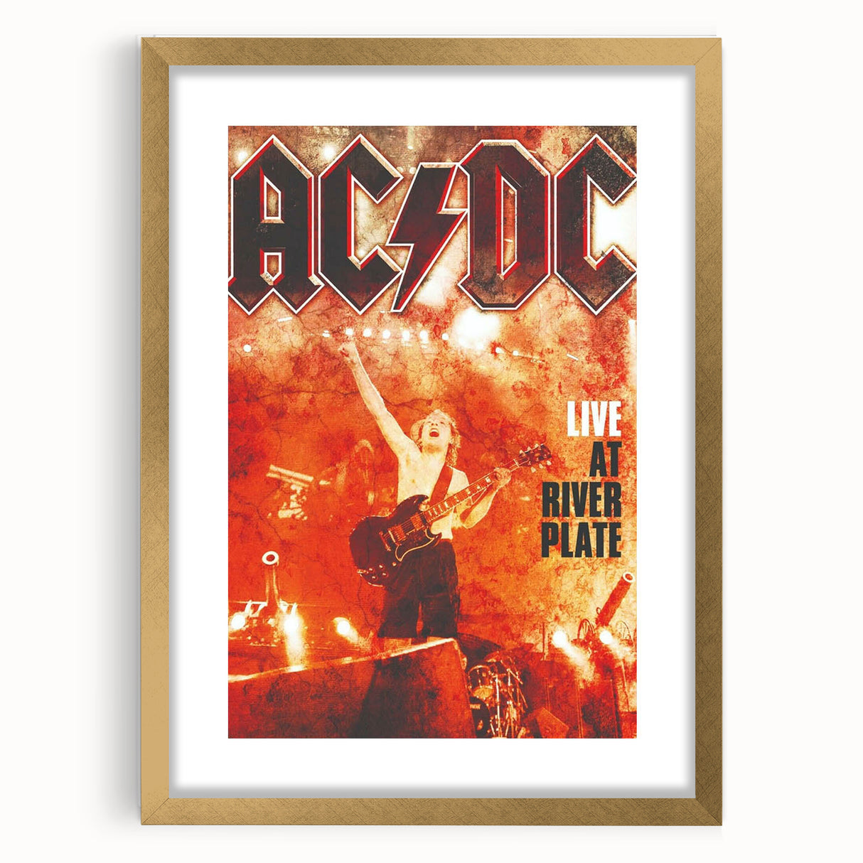 AC/DC Live at River Plate Poster - Rock Concert Wall Art