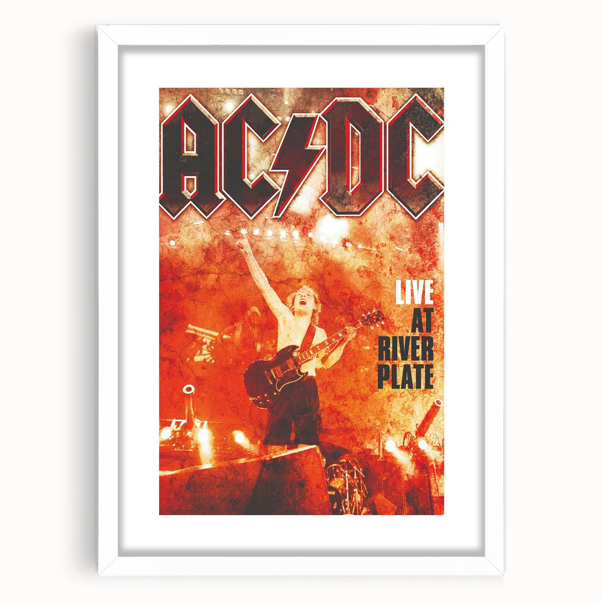 AC/DC Live at River Plate Poster - Rock Concert Wall Art