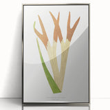 Elegant Realism Art Print – Staghorn Fern by Edward Joseph Lowe