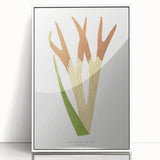 Elegant Realism Art Print – Staghorn Fern by Edward Joseph Lowe
