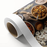 Rustic Spice & Herb Display - Kitchen Wall Art for Culinary Spaces