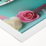 Bathroom Wall Decor - Cheerful Bird in Mini Tub