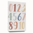 Numbers Kids Educational Wall Art – Minimalist Learning Print