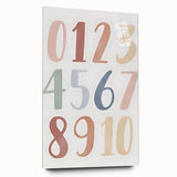 Numbers Kids Educational Wall Art – Minimalist Learning Print