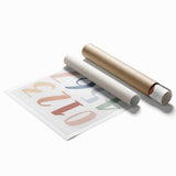 Numbers Kids Educational Wall Art – Minimalist Learning Print