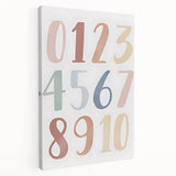 Numbers Kids Educational Wall Art – Minimalist Learning Print