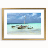 Textured abstract art print depicting a Kenyan landscape in earth tones on a framed canvas, suitable for bedroom art.