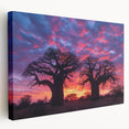 Large canvas print depicting a Madagascar landscape in earthy tones, ideal for kitchen wall art.