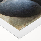 Art deco poster of Seychelles scenery in pastel shades on rolled canvas, suitable for dining room wall art.