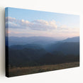 Large canvas print depicting a serene Georgia landscape in muted earth tones, suitable for kitchen wall art.