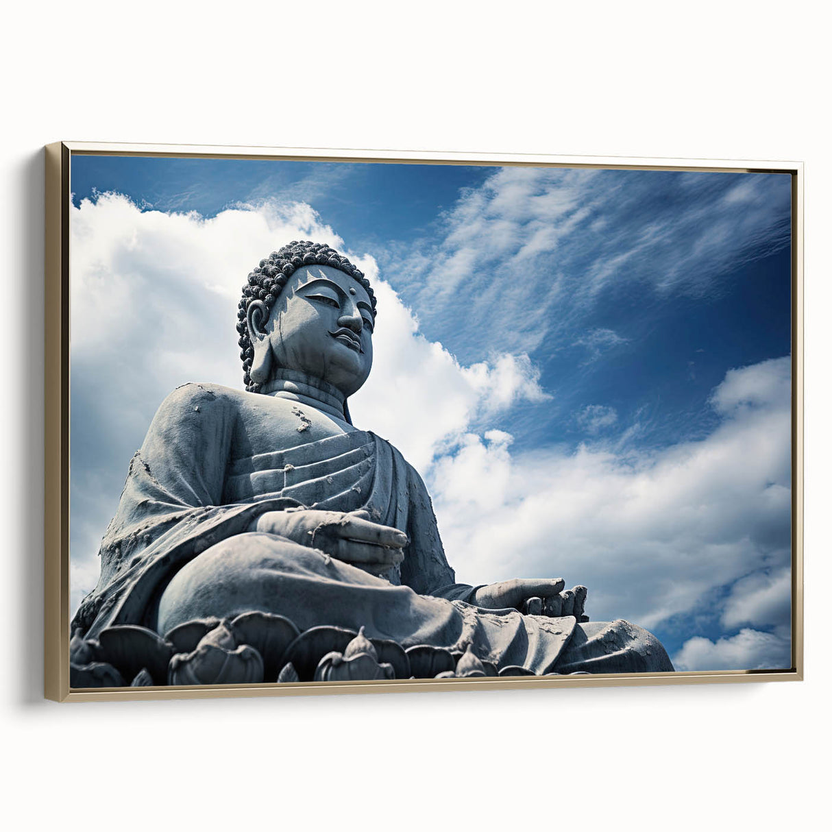 Framed canvas wall art depicting a vintage-style Hong Kong landscape in black and gold tones, ideal for bedroom decor.
