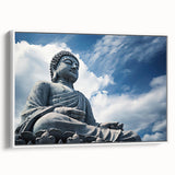 Framed vintage poster art of Hong Kong skyline in colorful hues on extra large canvas, suitable for living room decor.