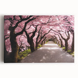 Large black and white canvas print of a Japanese scenery, ideal for kitchen wall art.