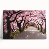 Black and white large art print of a serene Japanese scenery on stretched canvas, suitable for kitchen or bedroom wall decor.