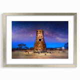 Textured art print of abstract, muted earth tones on a silver-framed mat, ideal for bedroom wall decor.