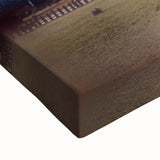 Large art depicting a black and white Korean landscape on stretched canvas, suitable for bedroom wall decor.