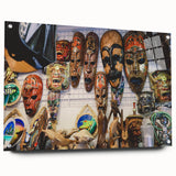 Large abstract wall art of a serene Maldivian beach scene on acrylic glass, ideal for bedroom or dining room decor.