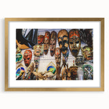 Extra large wall art featuring an abstract Maldives scenery in textured gold tones on a framed canvas.