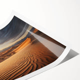 Extra large wall art featuring line art flowers in muted earth tones on a rolled print, ideal for large living room decor.