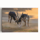 Black and white photograph of a scenic Pakistani landscape on large stretched canvas, ideal for kitchen wall art.