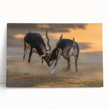 Black and white photo of a Pakistani landscape on stretched canvas, ideal for kitchen wall art or bedroom.