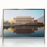 Framed acrylic painting of a serene Philippine landscape in muted earth tones, ideal for nursery wall art.