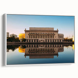 Vintage poster art of a Philippine landscape on framed canvas, featuring colorful art in extra large size.