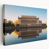 Large canvas print of a serene Philippine landscape, featuring soft green and blue tones, ideal for kitchen wall art.