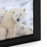 Extra large framed canvas featuring a textured depiction of a scenic Manitoba landscape in black with colorful accents.
