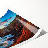 Extra large wall art featuring line art flowers in muted tones on rolled print, ideal for large living room decor.