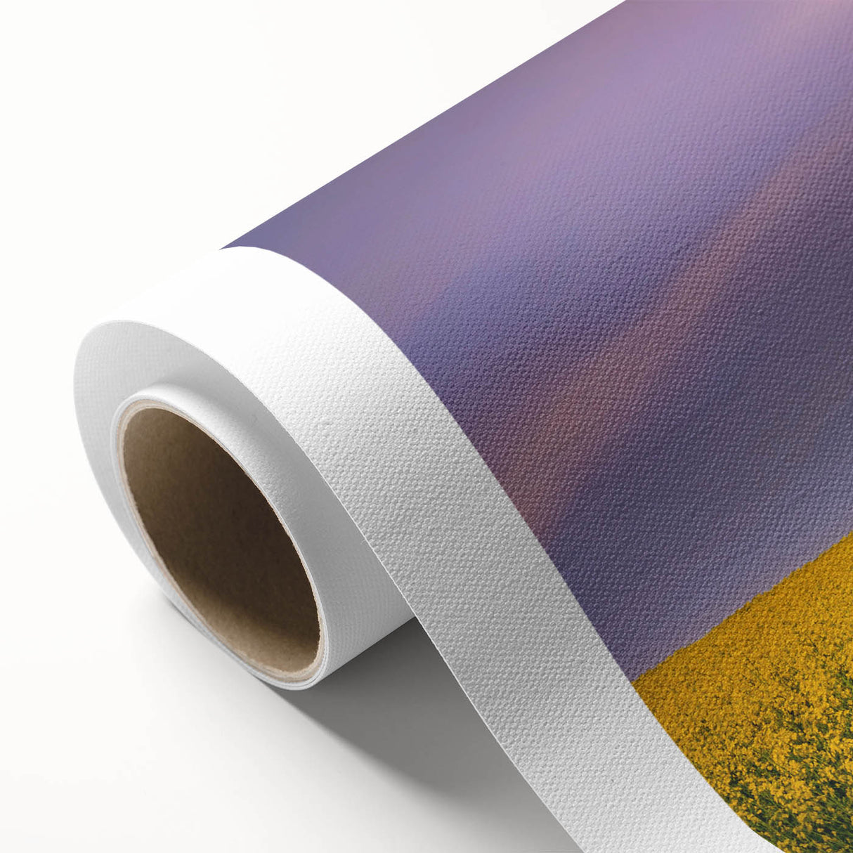 Art deco poster of Saskatchewan scenery in muted earth tones on rolled canvas, ideal for nursery wall art.