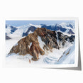Rolled print of Yukon scenery with vibrant green and blue hues, ideal for dining room wall art.