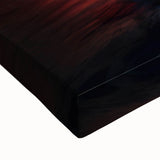 Black and white landscape art painting of the Caribbean Bahamas on a large stretched canvas, suitable for bedroom wall decor.