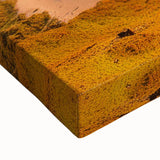 Black and white landscape art painting of a Caribbean beach on stretched canvas, suitable for bedroom decor.