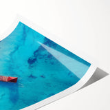 Extra large wall art featuring line art flowers in soft pastel tones on a rolled canvas, ideal for large living room decor.