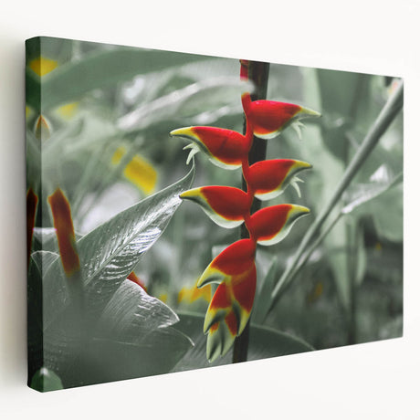 Large canvas print of a serene Caribbean seascape in soft blue and green tones, ideal for kitchen wall art.