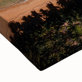 Large art of a black and white Puerto Rican landscape on stretched canvas, suitable for bedroom wall decor.