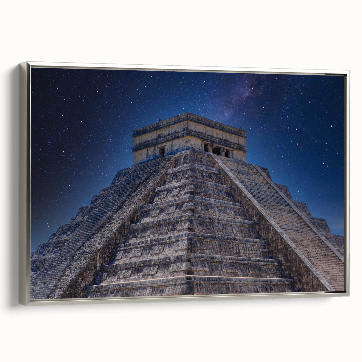 Framed canvas depicting a vintage-style Belize landscape in muted black and gray, ideal for bedroom wall art.