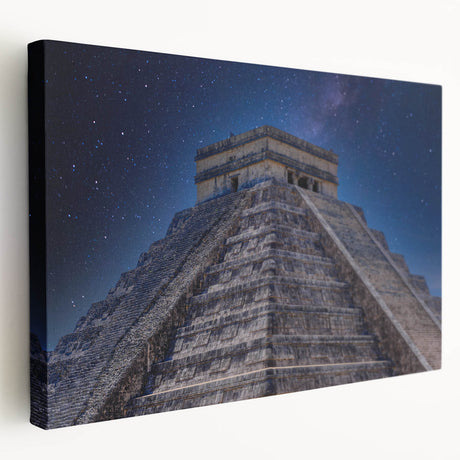 Large stretched canvas depicting a serene Belize landscape in soft earth tones, suitable for kitchen wall art.