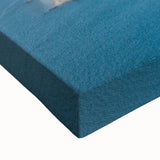 Large art of an Albanian landscape in black and white on stretched canvas, suitable for bedroom decor.