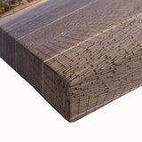 Black and white landscape art painting of a European scenery on large stretched canvas, suitable for bedroom wall decor.